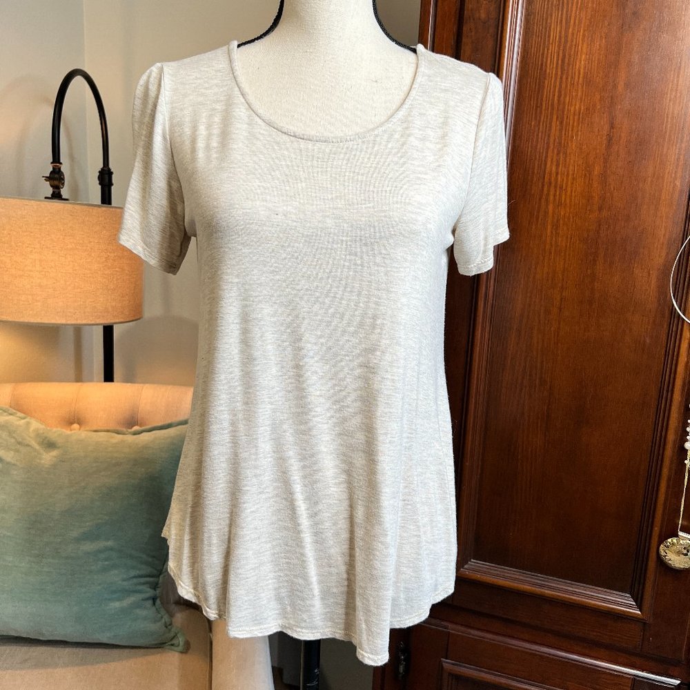 Studio Womens Scoop Neck Short Sleeve T-shirt